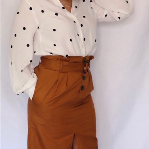 Paperbag Midi Skirt ❤️HP❤️ - Picture 6 of 9